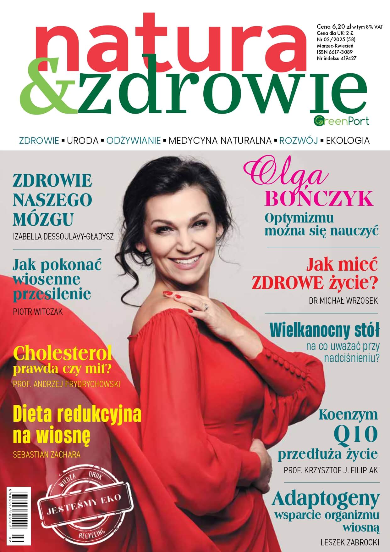 Magazyn Natura&Zdrowie - wydanie marzec - kwiecień 2025 OKŁADKA
